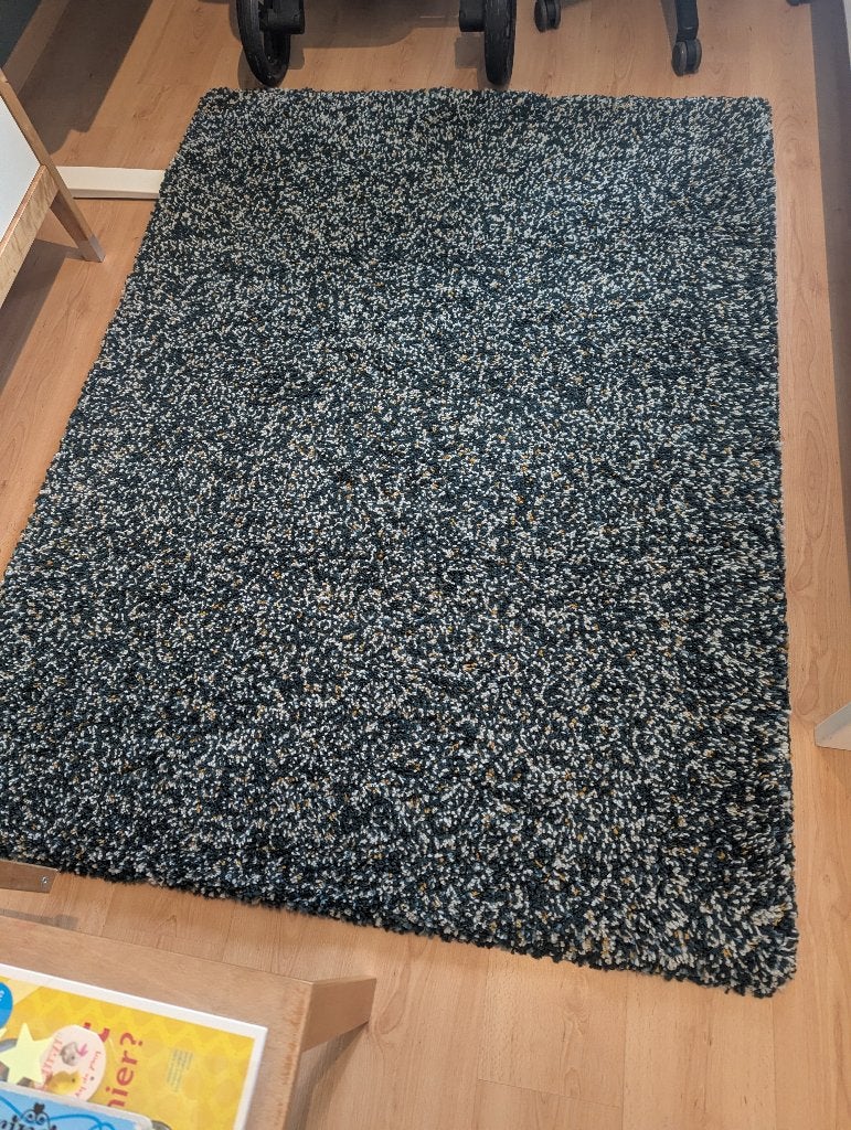 Tapijt Ikea Vindum 133 x 180 cm, Huis en Inrichting, Stoffering | Tapijten en Vloerkleden, Ophalen, Gebruikt, 100 tot 150 cm, Blauw