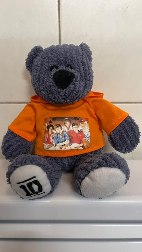Ours en peluche One Direction 1D à collectionner - 2013, Enlèvement ou Envoi, Comme neuf, Ours en tissus, Autres marques