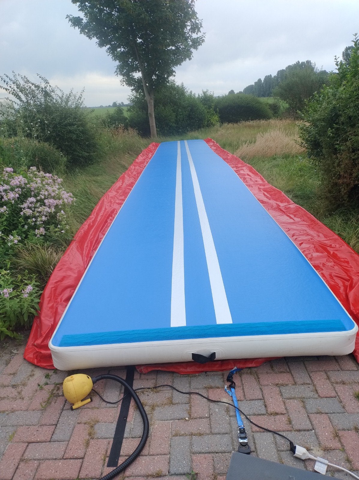 Airtrack 15x2m, Sport en Fitness, Turnen, Ophalen