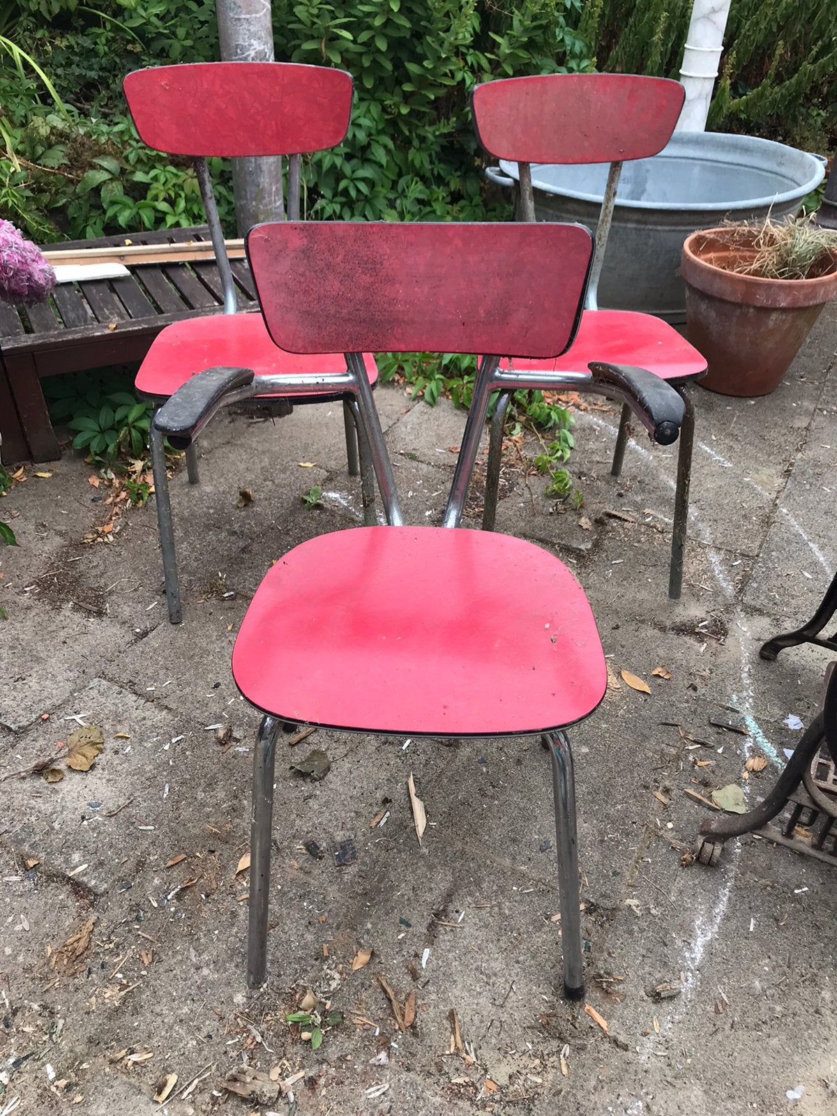 Vintage stoelen, Ophalen