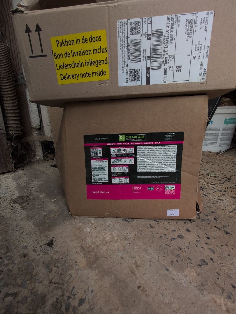 colle parquet parabond 340 4x7,5kg (25m² min), Enlèvement, Neuf