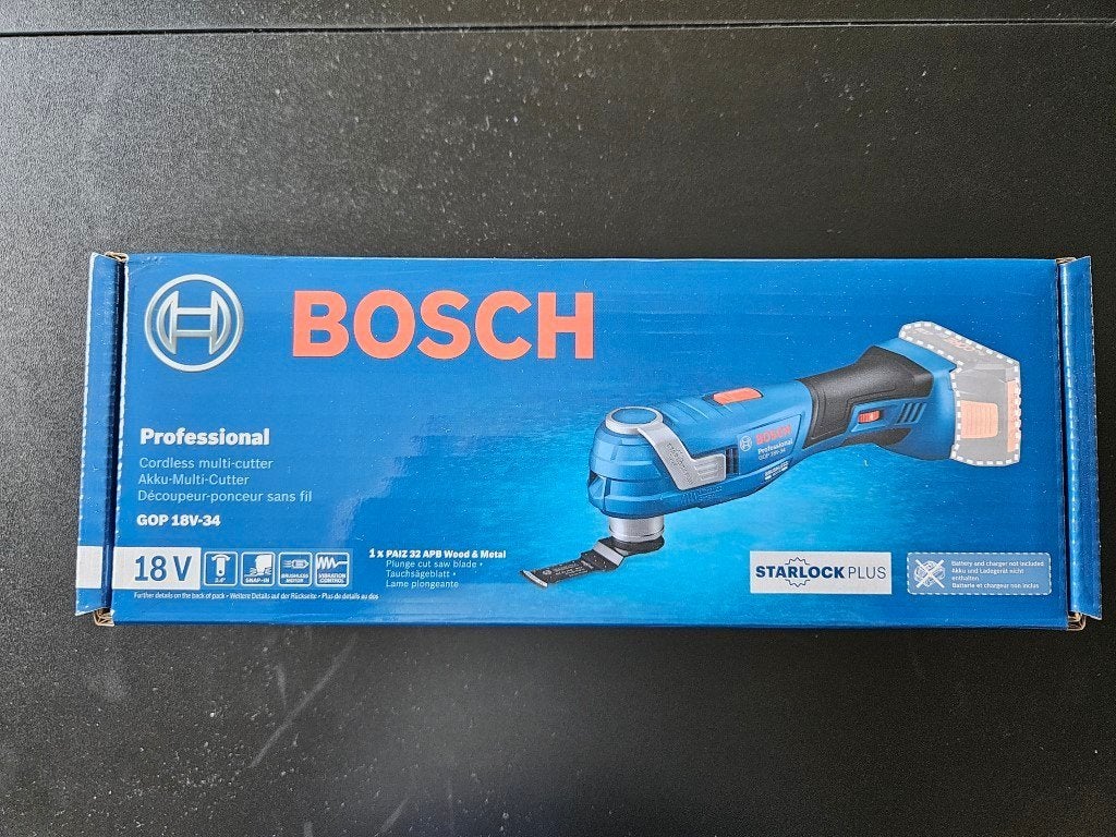 Bosch GOP 18V-34 18V accu Multitool body, Ophalen of Verzenden, Nieuw