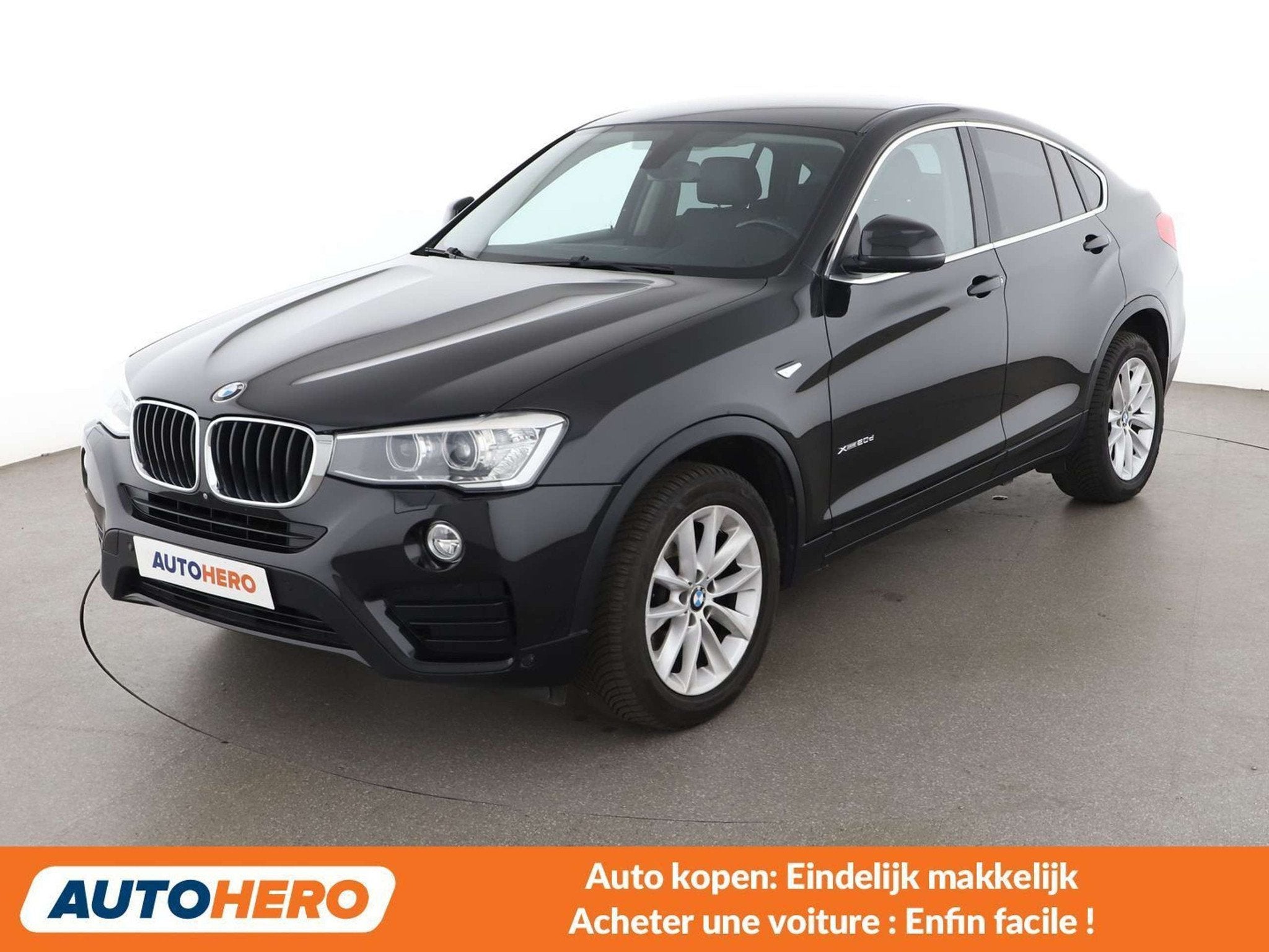 BMW X4 xDrive 20d (bj 2017, automaat), Auto's, Automaat, Zwart, Leder, 140 kW