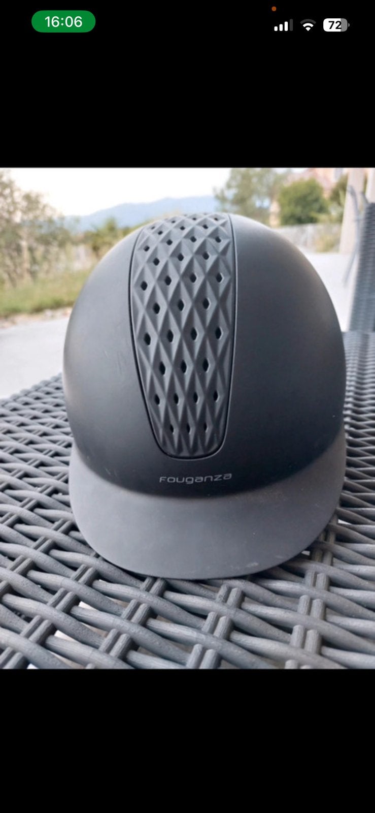 Casquette fouganza taille 55, Casque d'équitation, Enlèvement ou Envoi, Comme neuf, Fouganza