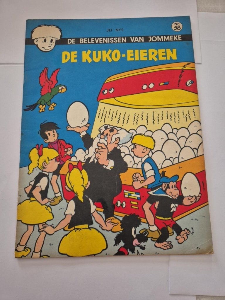 Jommeke nr. 58 – De Kuko-eieren, Une BD, Envoi, Utilisé