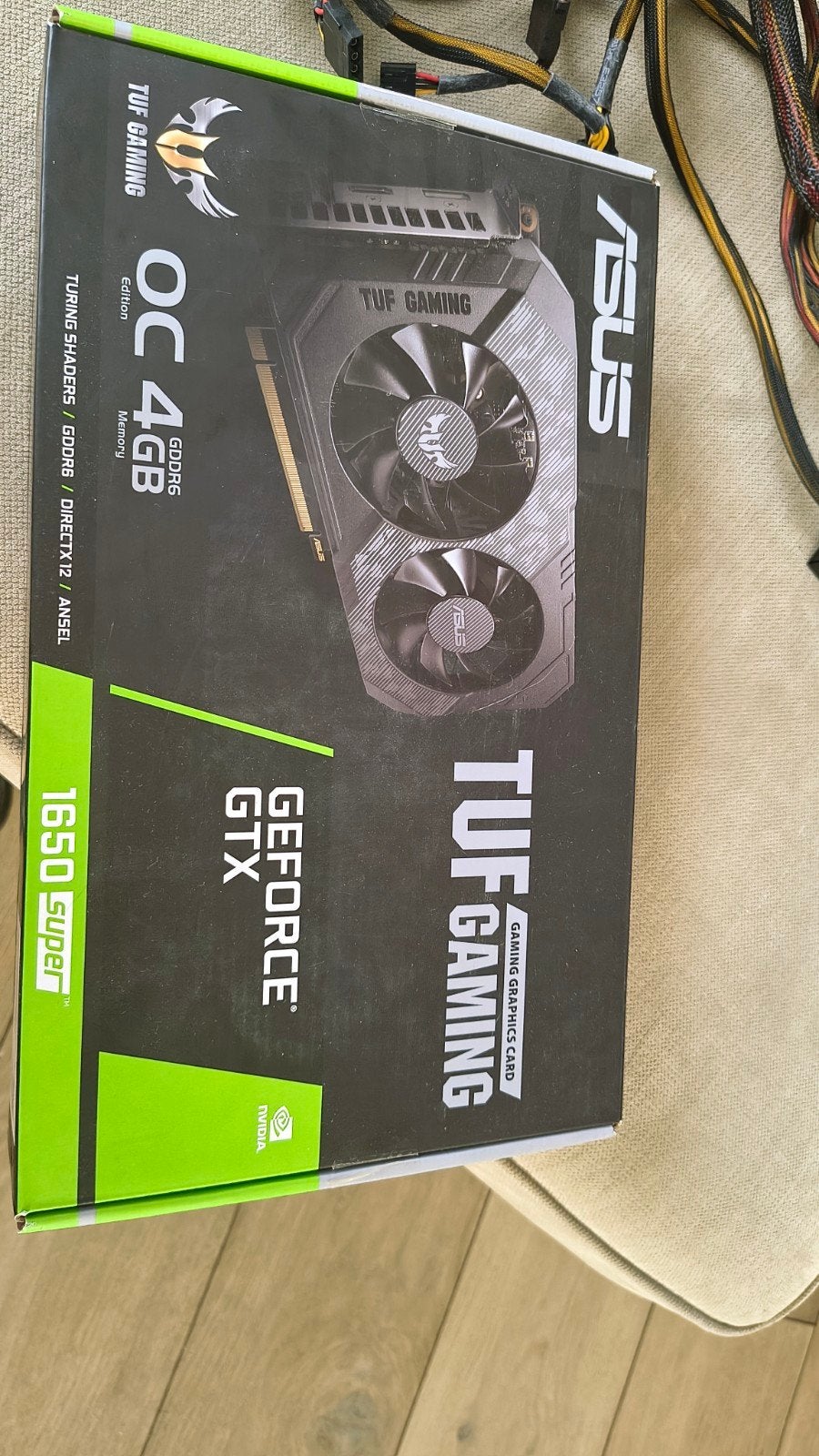 Pièces pour PC : ASUS GTX 1650 Super 4 Go + alimentation Cor, Informatique & Logiciels, Cartes vidéo, HDMI, Comme neuf, Enlèvement