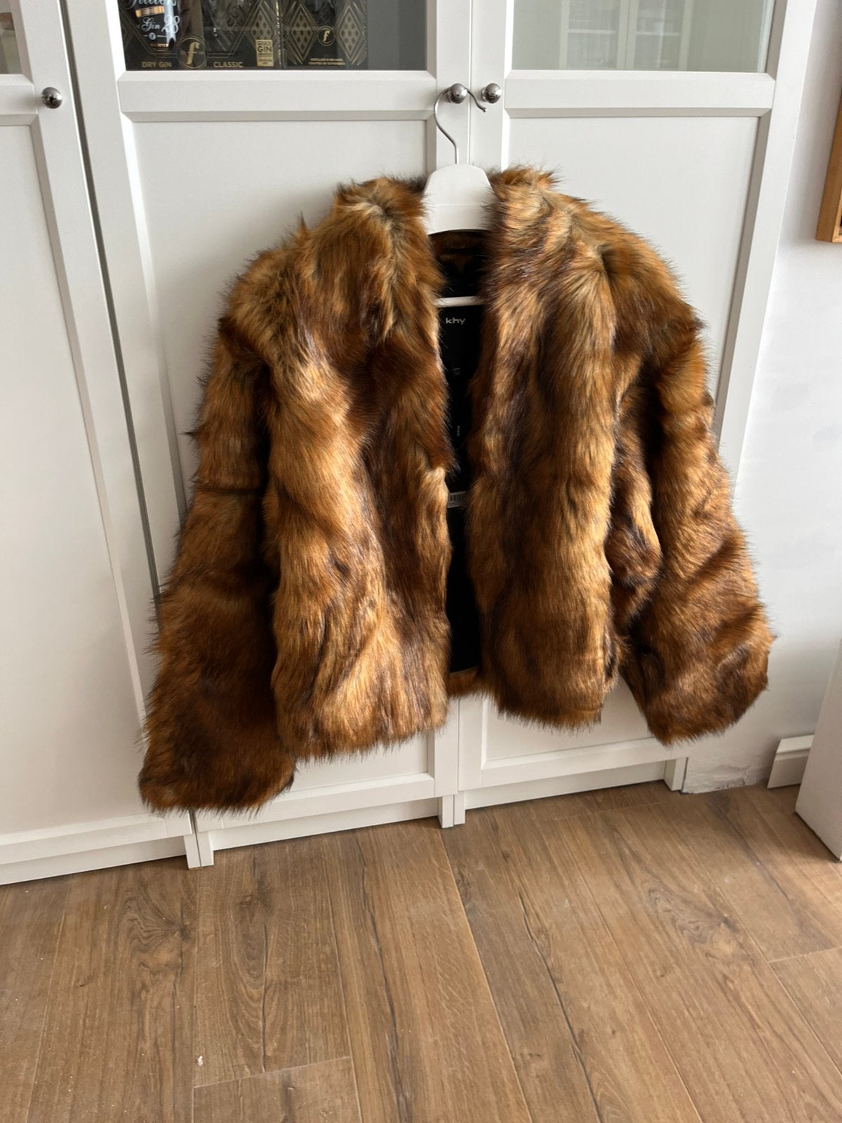 Bontjas KHY, Kleding | Dames, Ophalen of Verzenden, Nieuw, Maat 38/40 (M), Bruin