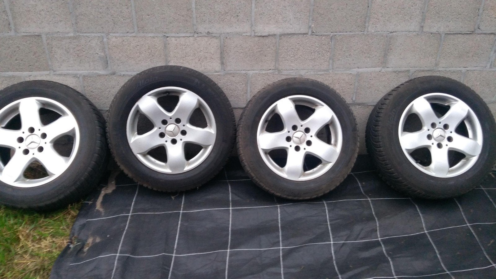 te koop ,aluminium velgen van Mercedes e klasse '16 inch, Auto-onderdelen, Ophalen, Winterbanden, Velg(en)