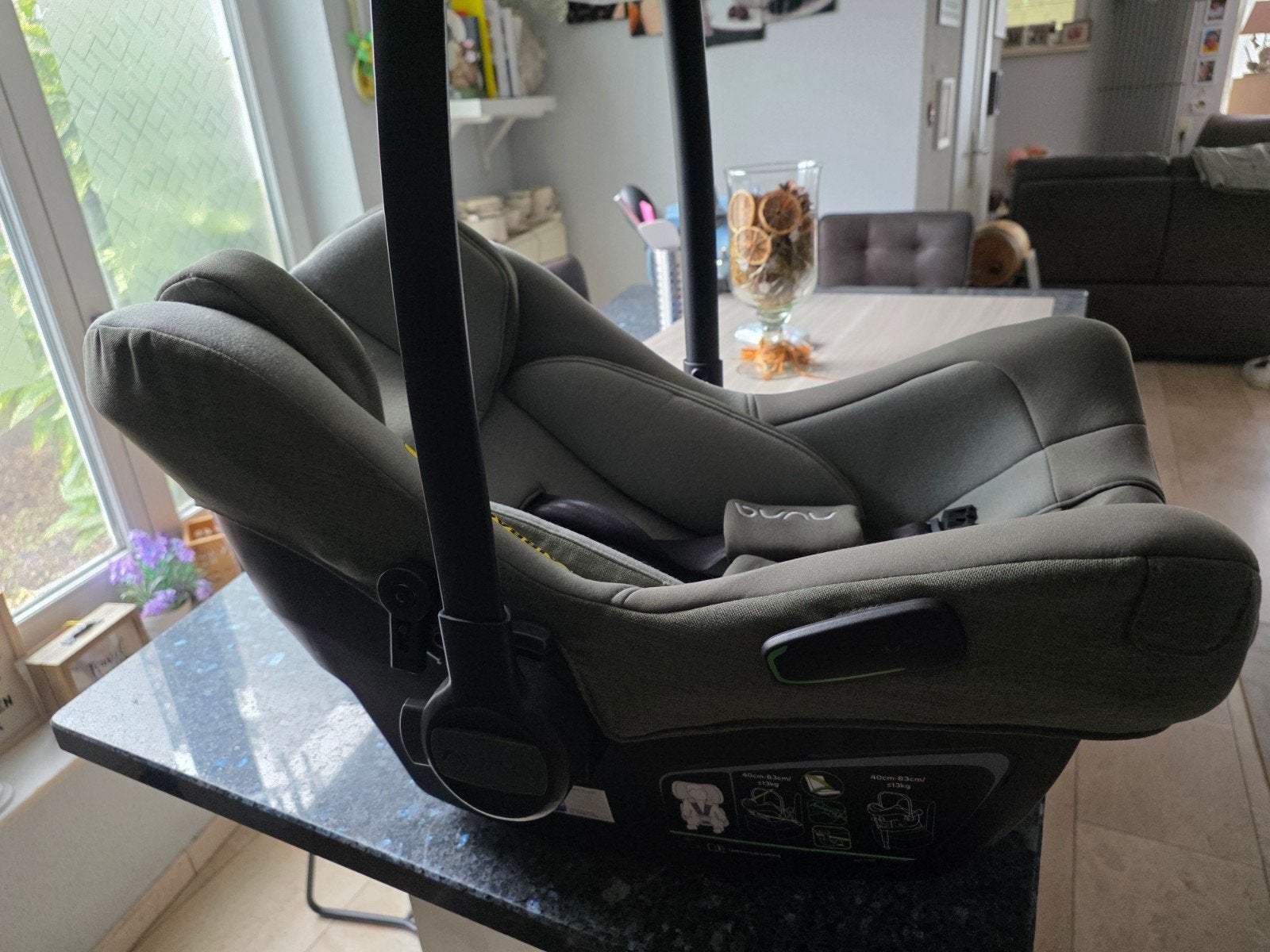 draagstoel nuna, Enfants & Bébés, Enlèvement, Comme neuf, Autres marques