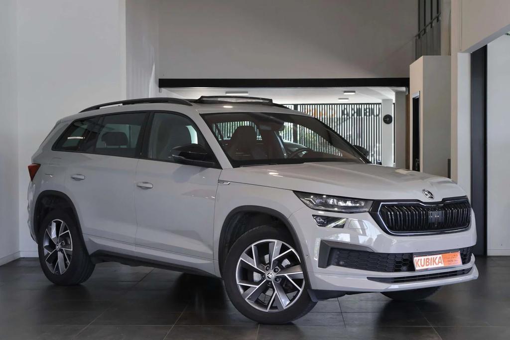 Skoda Kodiaq Kodiaq 1.5 TSI ACT Sportline II DSG Pano 360, Argent ou Gris, Entreprise, Noir, 5 portes