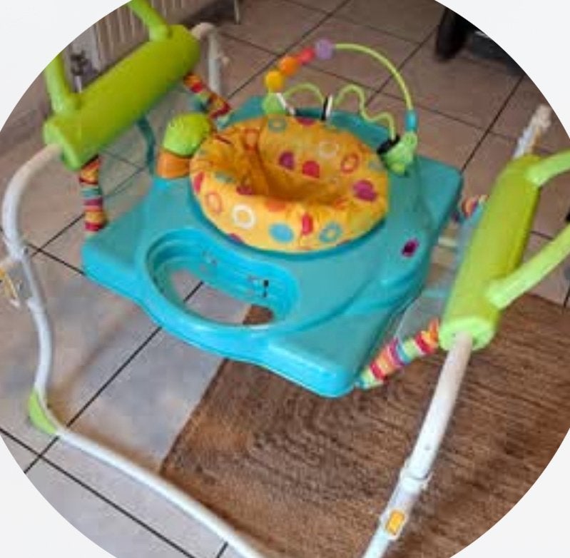 Baby Jumper / Jumperoo met speelblad, Ophalen, Zo goed als nieuw