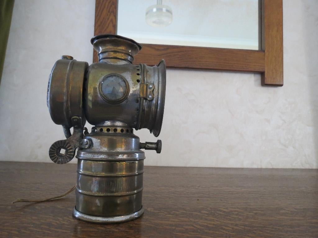 Carbuur lamp, Ophalen, Gebruikt