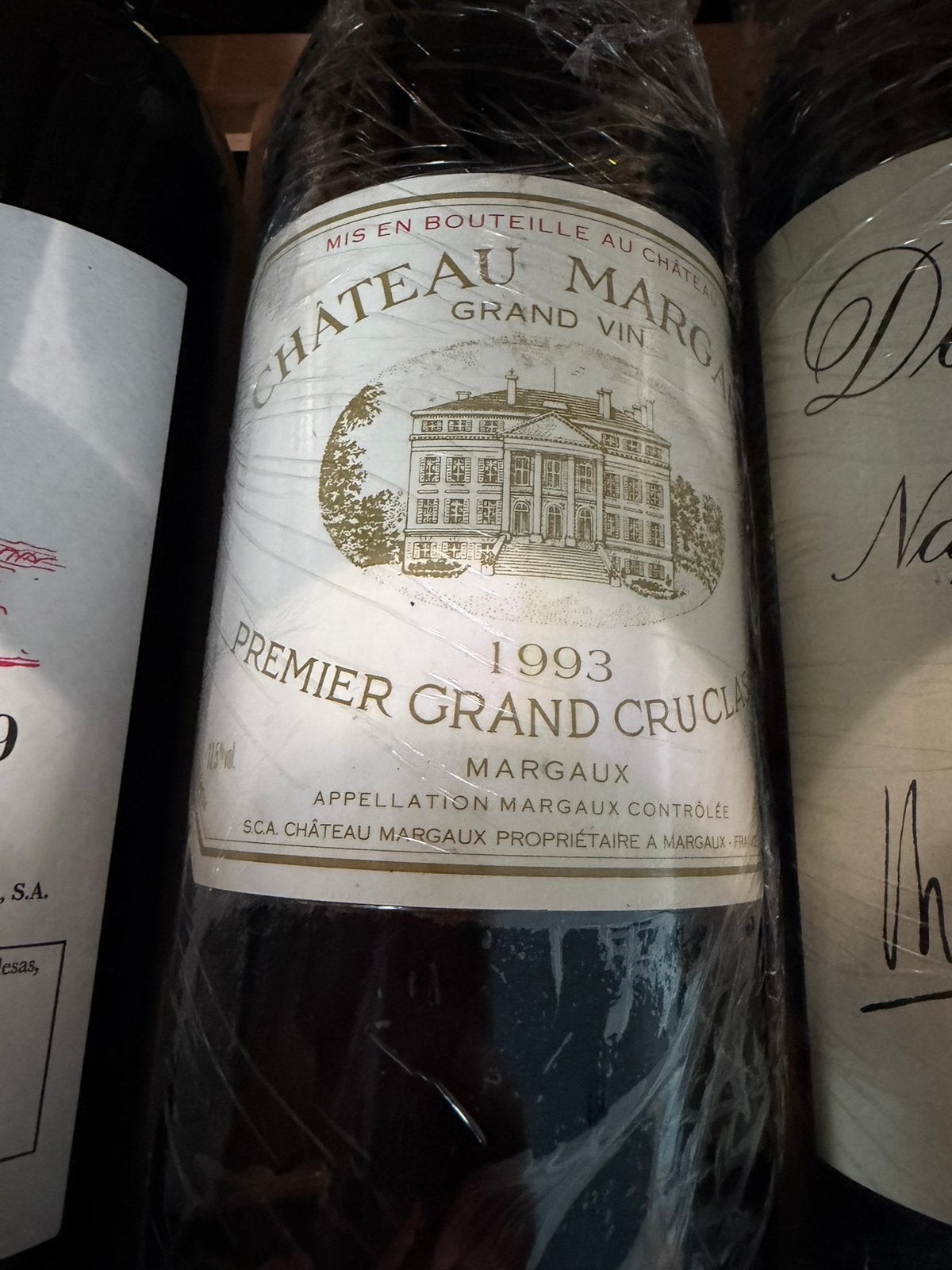 Chateau Margaux 1993 - perfecte conditie, Verzamelen, Ophalen, Zo goed als nieuw