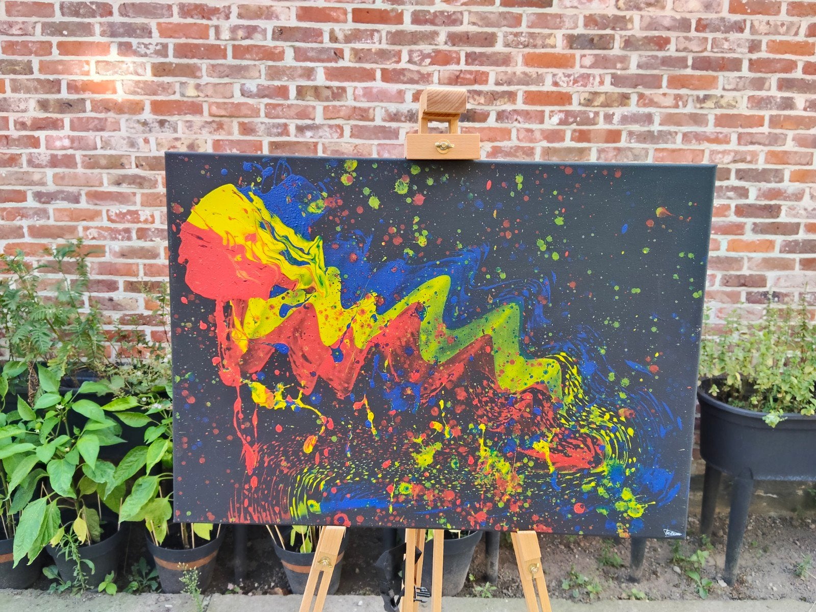 zelfgemaakt schilderij, Enlèvement