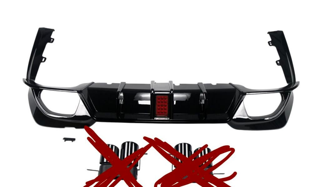 Zwart Diffuser voor BMW G20 / G21 vanaf 2019 met M340i look, Ophalen, Gebruikt, Achter, BMW