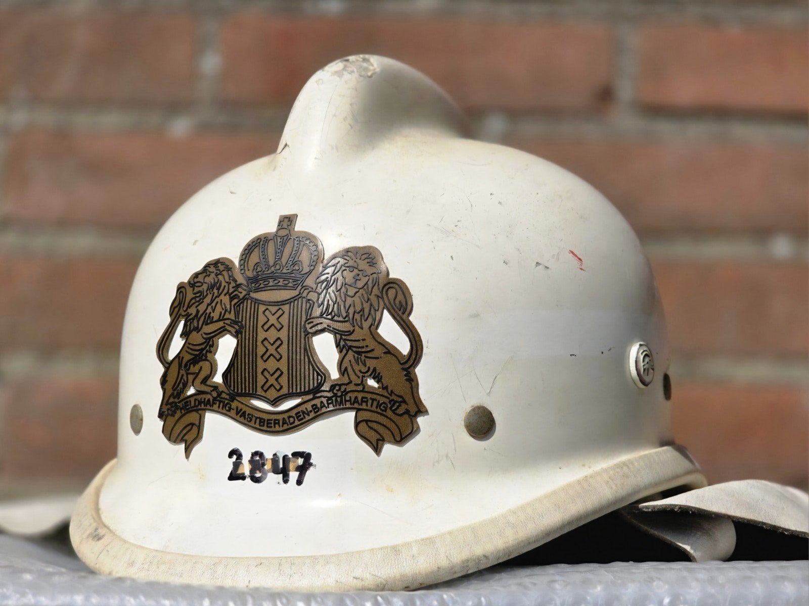 Casque de sapeurs-pompiers néerlandais, casque Pompier Amste, Enlèvement ou Envoi