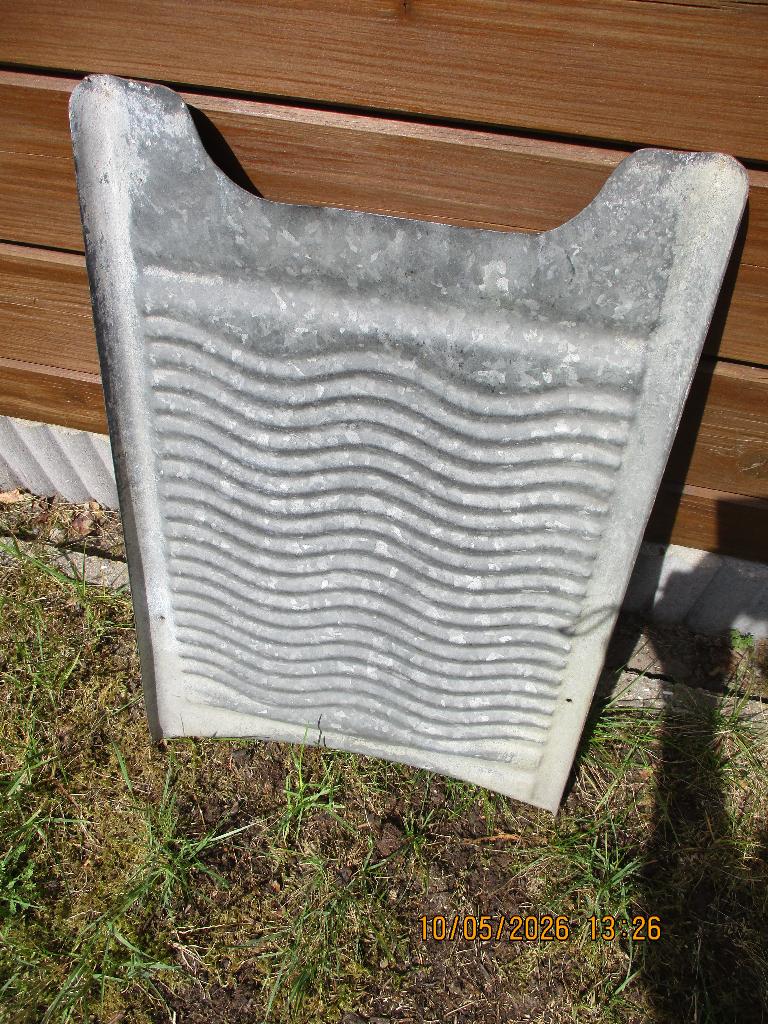 Vintage zinken wasbord, Ophalen of Verzenden