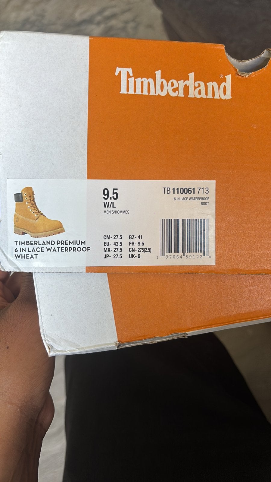 Timberland boot, Ophalen, Zo goed als nieuw