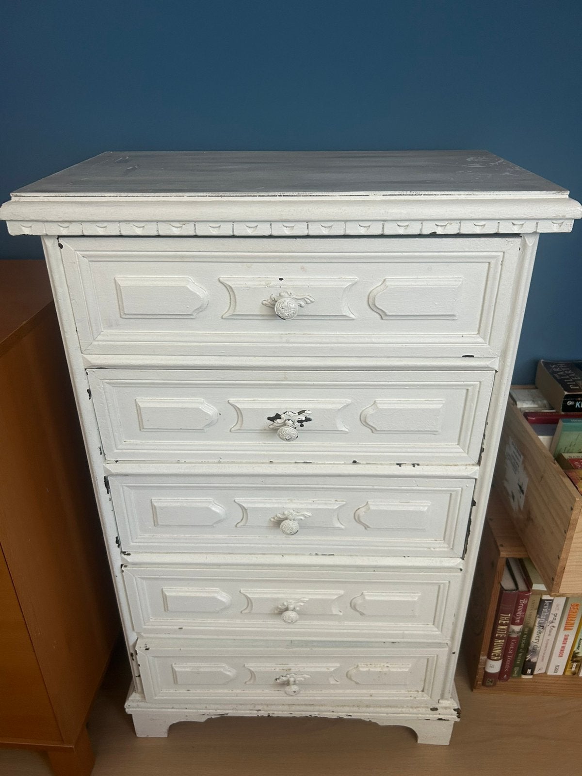 Petite commode à tiroirs à retaper, Maison & Meubles, Enlèvement, Utilisé