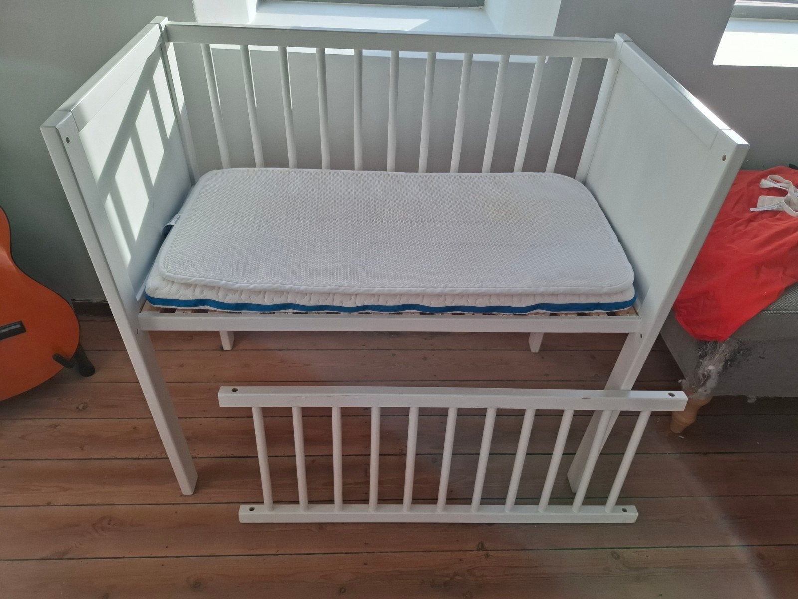 witte co sleeper halfopen of gesloten te gebruiken, Kinderen en Baby's, Ophalen