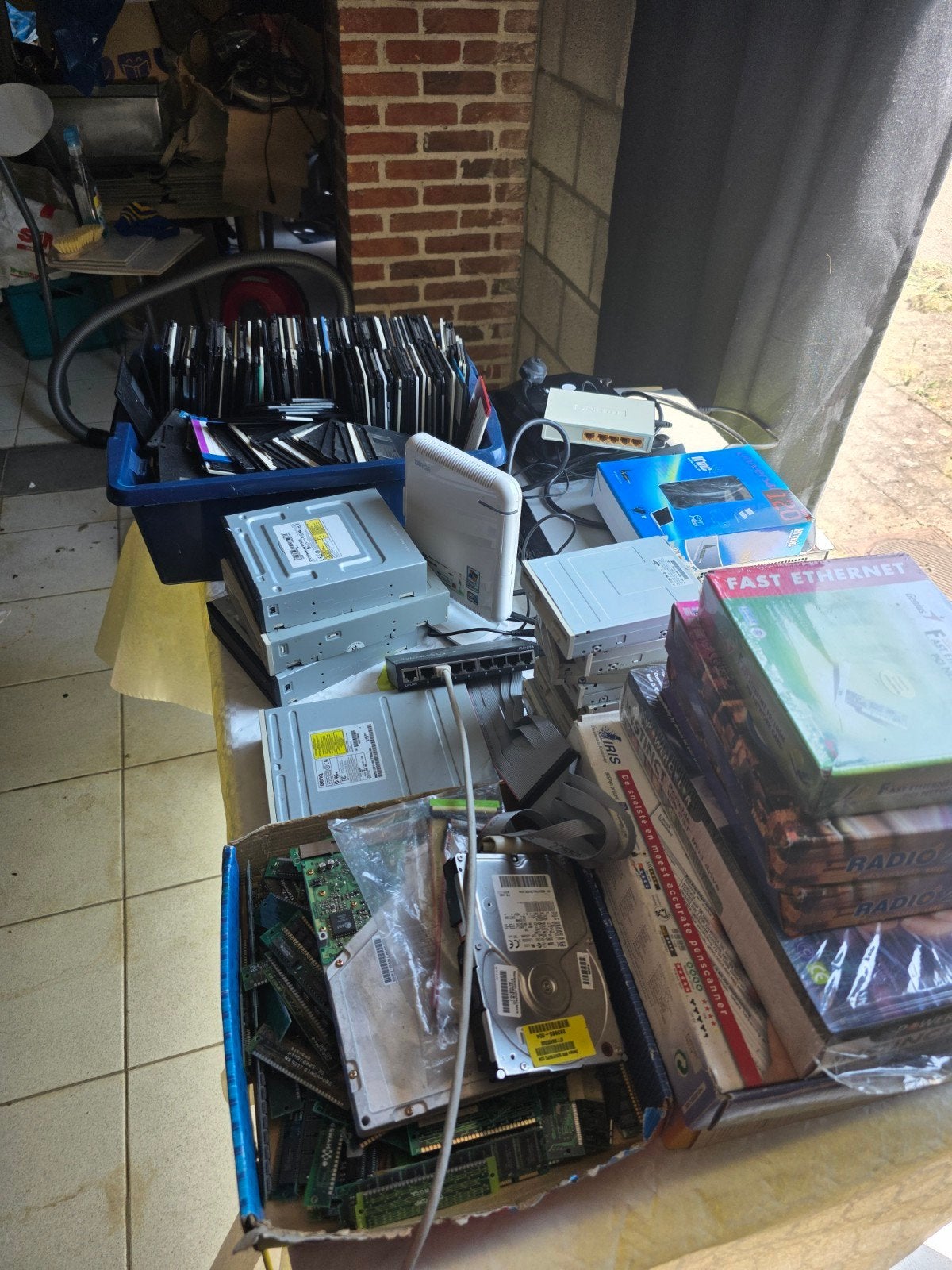 Lot computermateriaal, Computers en Software, Vintage Computers, Ophalen