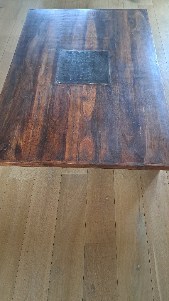 koffietafel, Huis en Inrichting, Tafels | Salontafels, Ophalen, Overige materialen, 100 tot 150 cm, Colonial