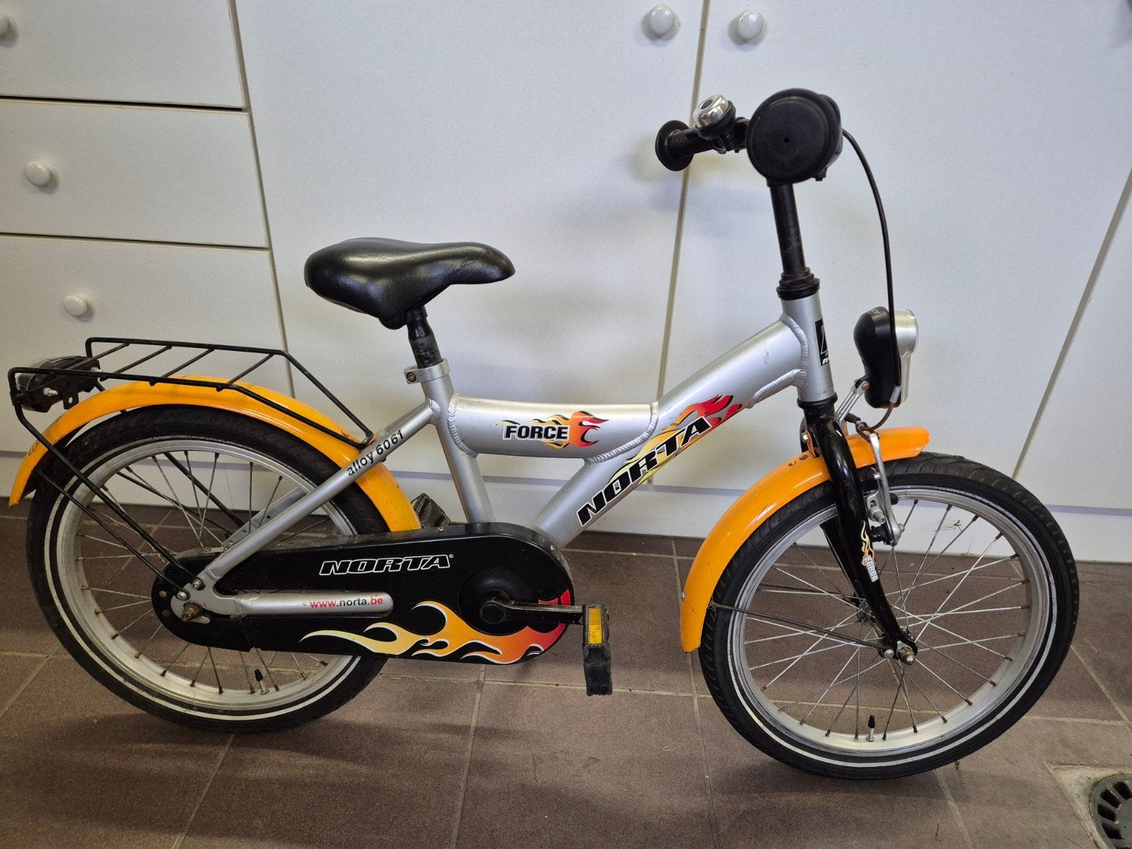 kinderfiets , jongens maat 18, Enlèvement, Utilisé, 16 à 20 pouces, Norta