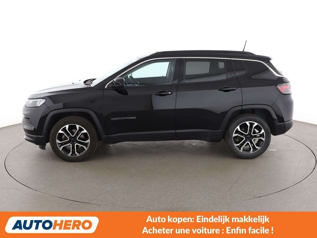 Jeep Compass 1.3 T4 4xe Plug-in Hybrid Limited (bj 2023), Auto's, Jeep, Automaat, 1935 kg, Gebruikt, Zwart