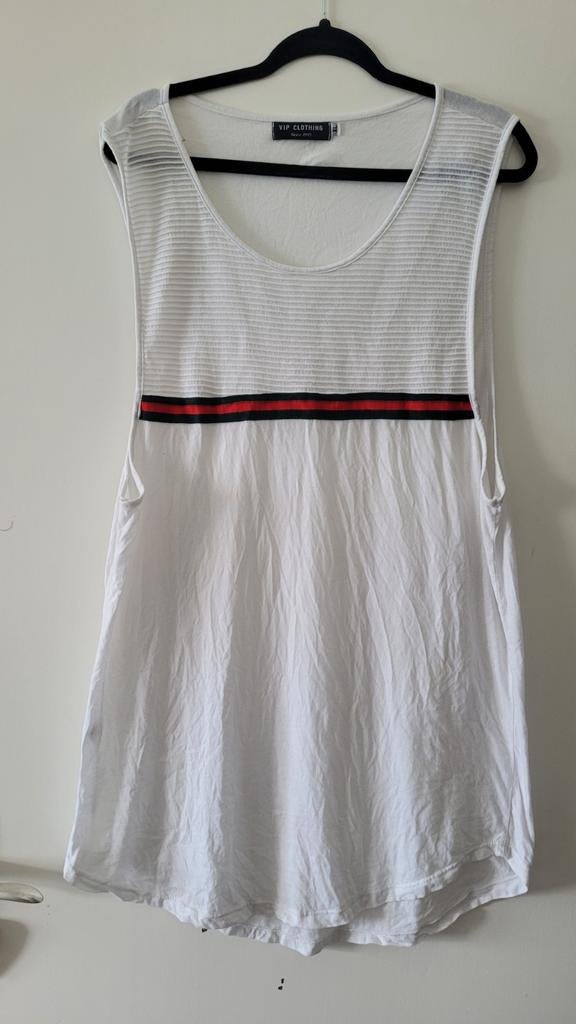 Débardeur blanc VIP CLOTHING - Style Sport Chic / Tennis, Enlèvement, Blanc