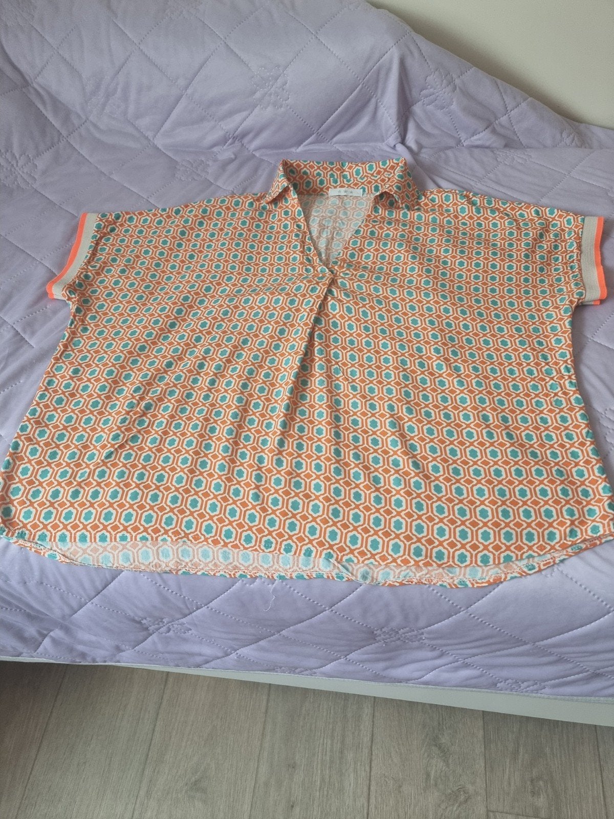 Oversized Viscose Top  Mooie Print & Nooit Gedragen, Made in Italy, Ophalen of Verzenden, Nieuw, Blouse of Tuniek