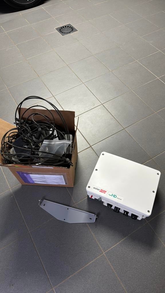 Kit Solaredge avec onduleur SE4000H, 14 optimiseurs garantie, Enlèvement, Comme neuf, Système complet, 200 watts-crêtes ou plus