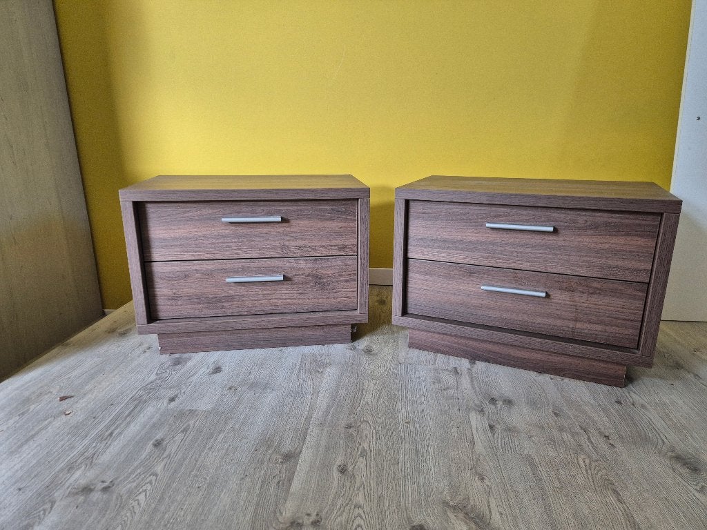 Set nachtkastjes, 1 of 2 laden, Ophalen, Gebruikt, Minder dan 100 cm