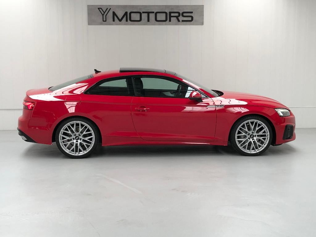 AUDI A5 40 TFSI QUATTRO S-TRONIC 3X S-LINE COUPE TOIT PANO, Autos, Audi, Rouge, Achat, Euro 6, Entreprise