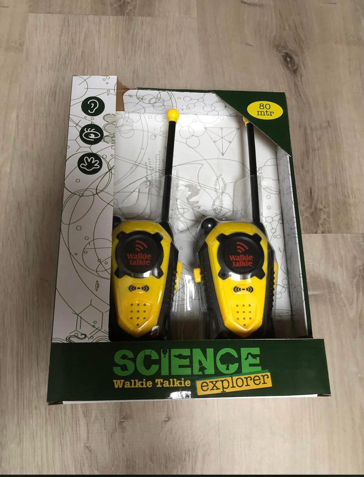 Walkie talkie Science explorer, nooit gebruikt, Ophalen, Nieuw