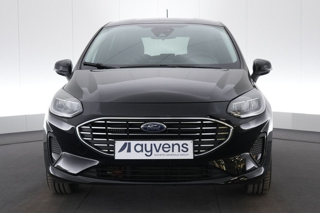 (2ESW341) FORD FIESTA, Auto's, Voorwielaandrijving, Stof, Gebruikt, Zwart