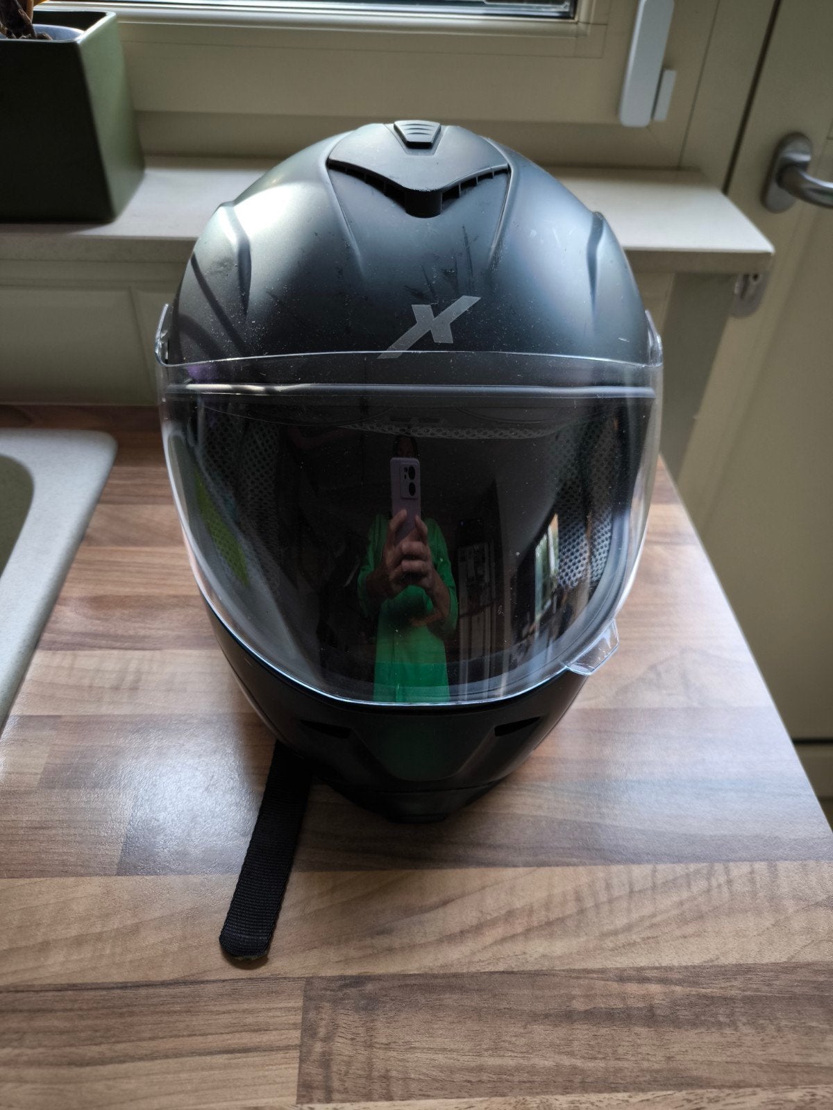 Motorhelm, Motoren, Kleding | Motorhelmen, M, Tweedehands, Ophalen, Overige merken