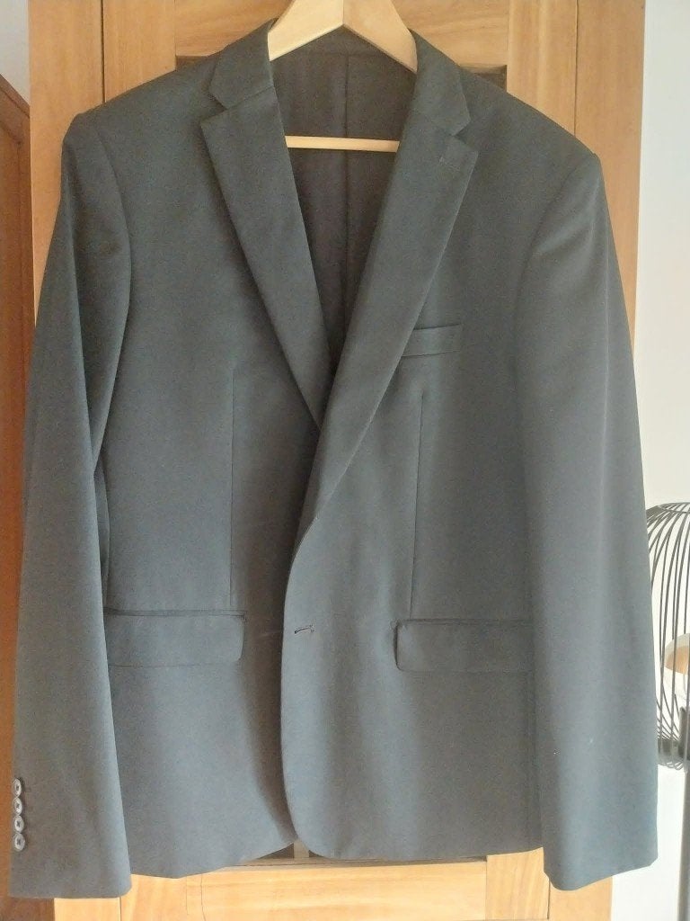 Zwart kostuum, Ophalen, WE, Maat 48/50 (M), Zwart
