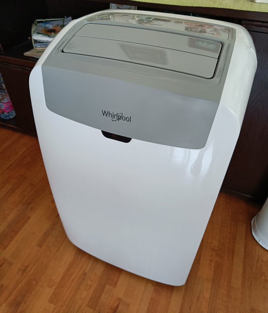 Climatiseur mobile Whirlpool Eco-Silent PACW212CO, Ophalen, Koelen en Ontvochtigen, Minder dan 60 m³, Timer