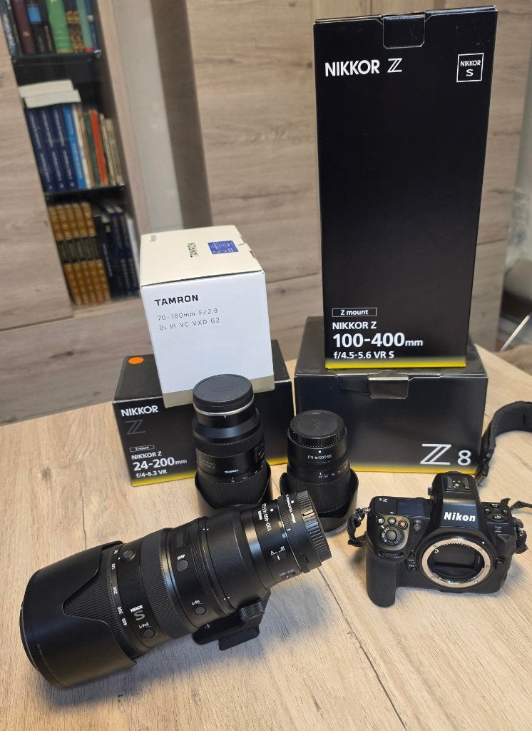 Nikon Z8 & Z lenzen, Sans zoom optique, 46 mégapixels, Comme neuf, Enlèvement