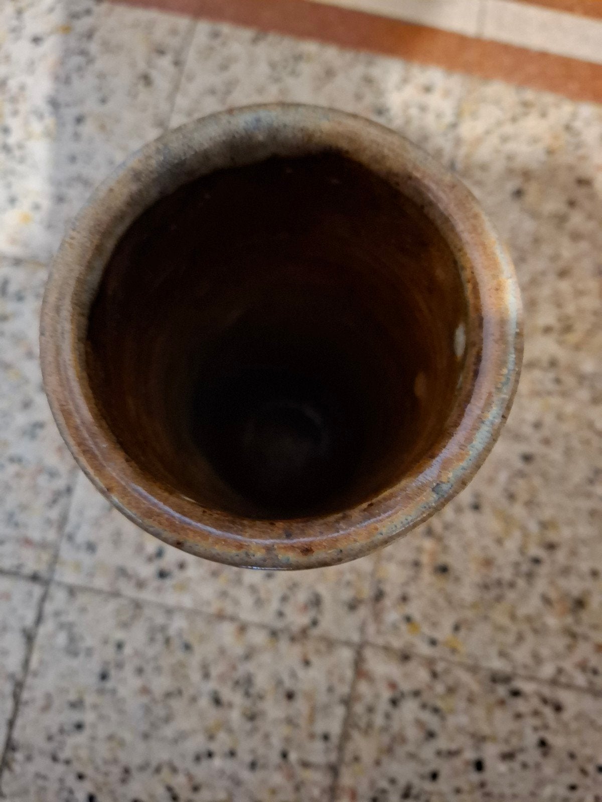 Grand vase vintage en grès émaillé JP Delsenne, Enlèvement ou Envoi