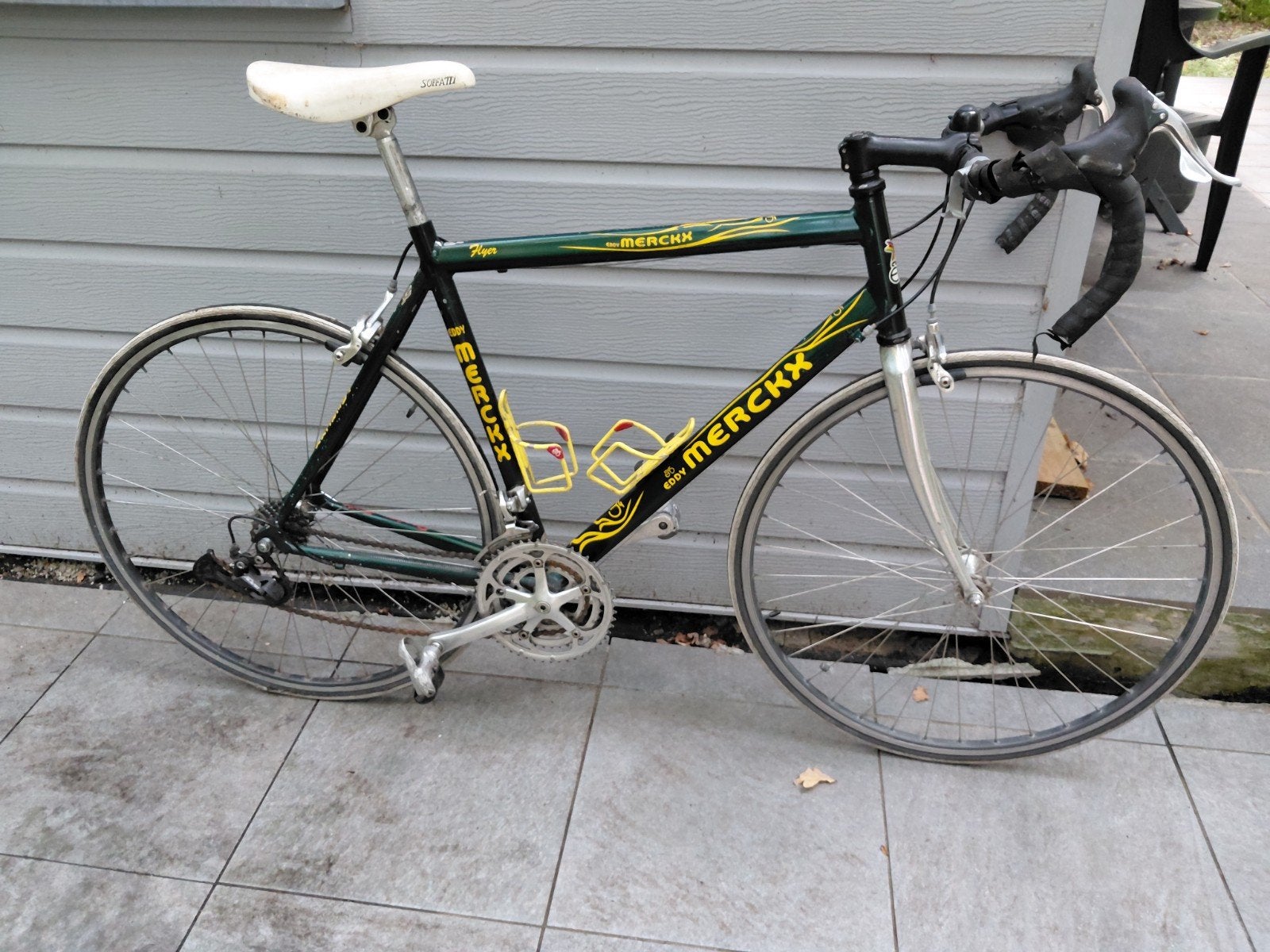 Eddy Merckx koersfiets, Fietsen en Brommers, Gebruikt, Heren, Aluminium, 53 tot 57 cm