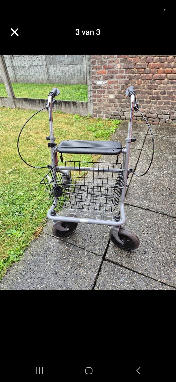 Rollator, Diversen, Ophalen