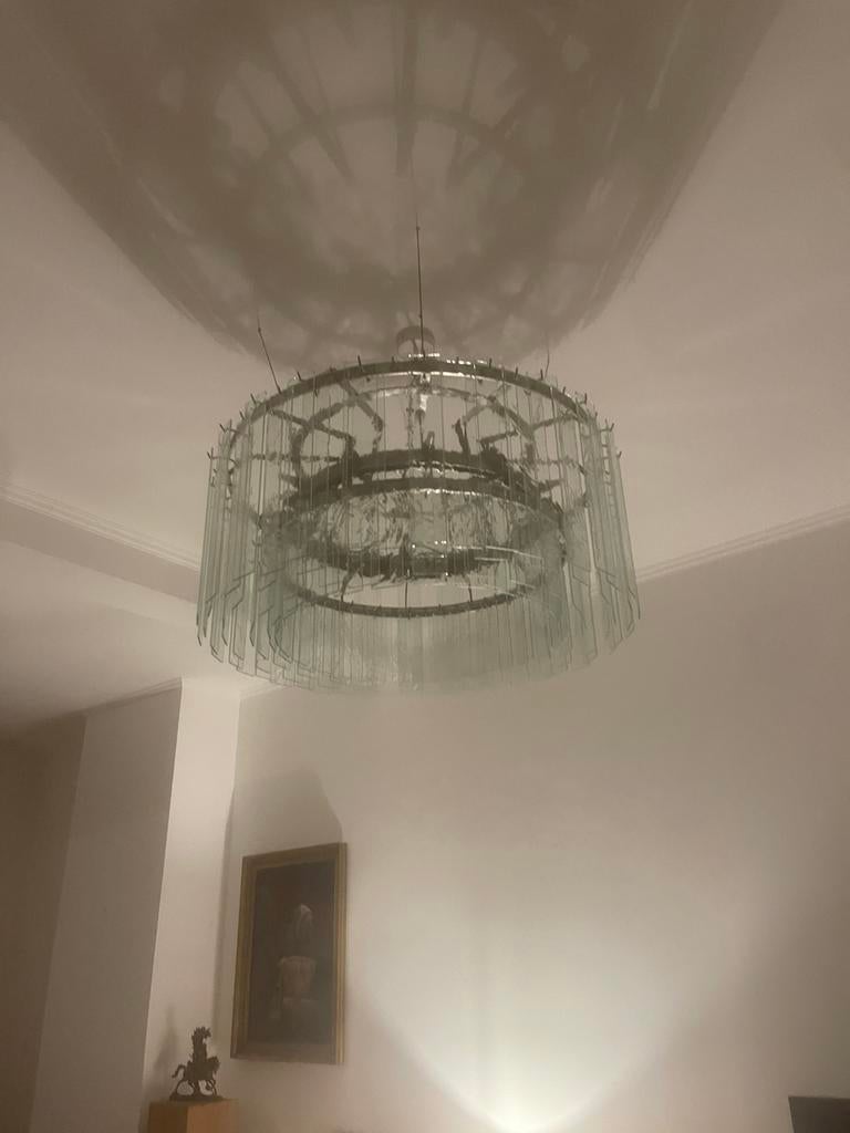 Chandeliers, Enlèvement, Utilisé, Verre