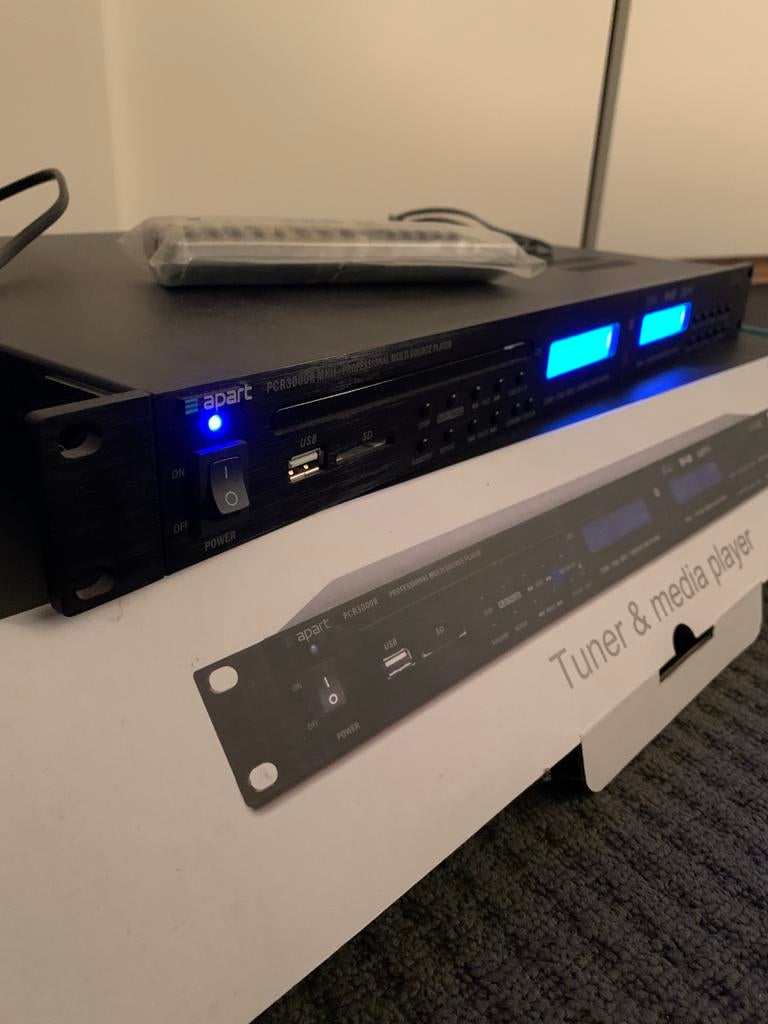 APart PCR3000R MKII tuner & media player, Ophalen of Verzenden, Zo goed als nieuw, Optische audio