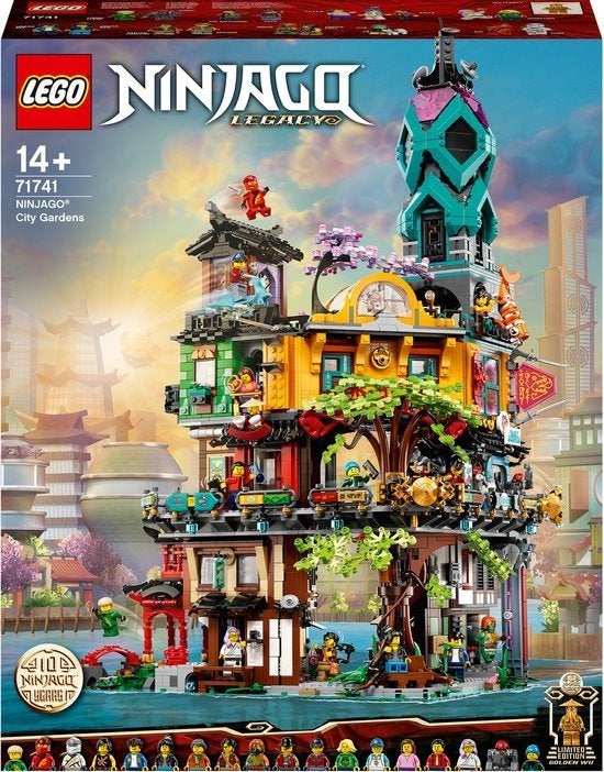 LEGO NINJAGO 71741 Stadstuinen, Lego, Nieuw, Ophalen of Verzenden, Compleet