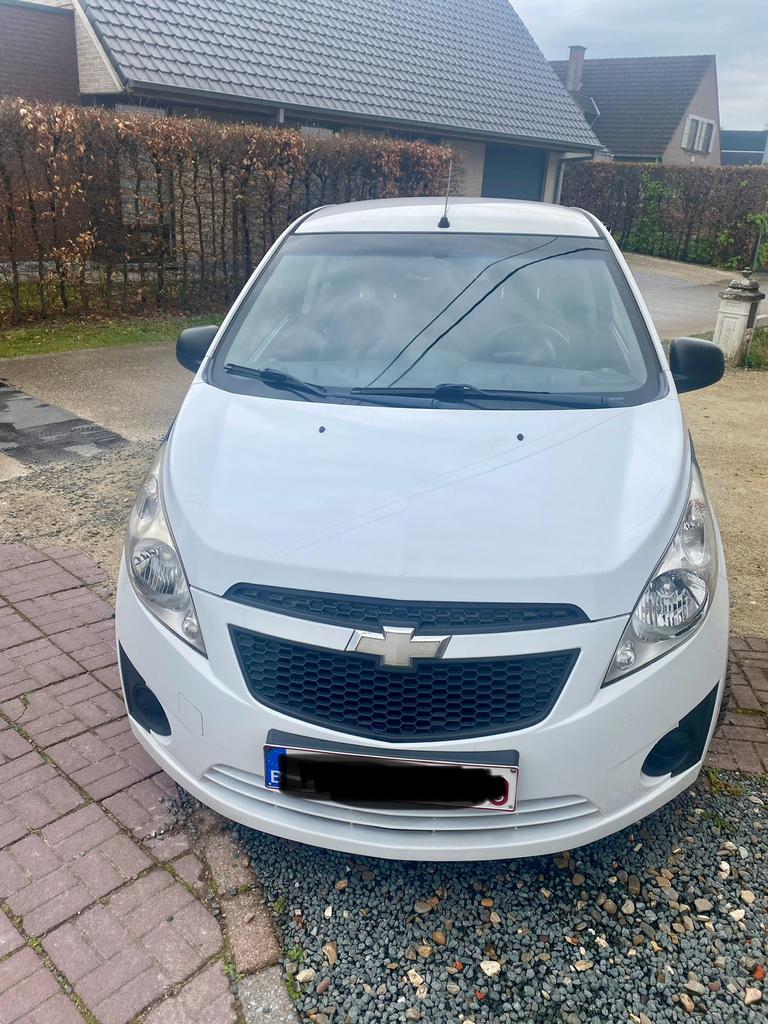 Chevrolet Spark, Auto's, Chevrolet, Euro 5, Stof, Wit, Particulier