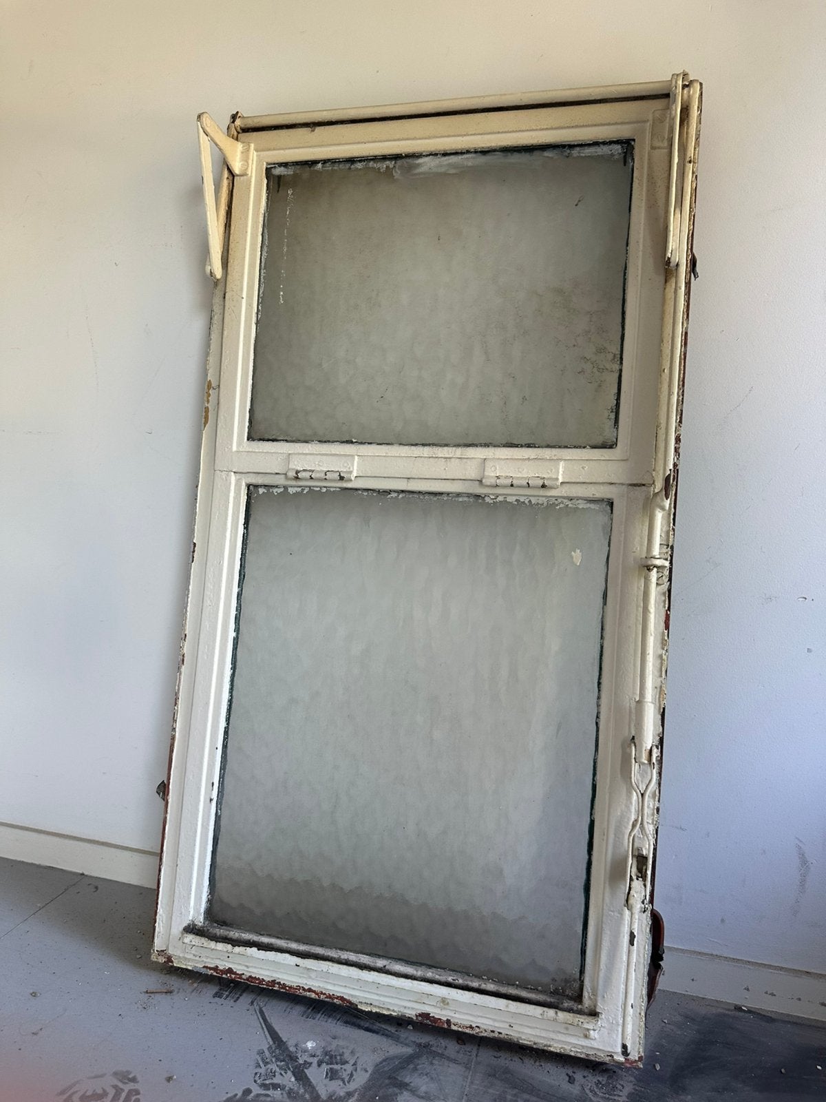 Châssis tombant acier, Bricolage & Construction, Châssis de fenêtre, 75 à 150 cm, Enlèvement, Utilisé