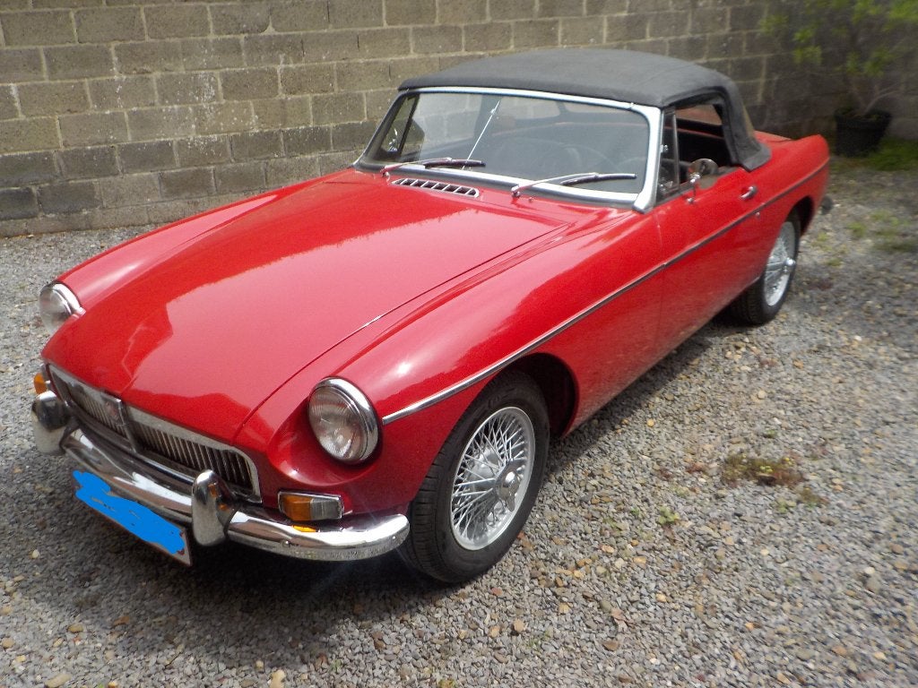 MGB cabriolet, Auto's, Oldtimers, Achterwielaandrijving, 63 kW, Cabriolet, Leder