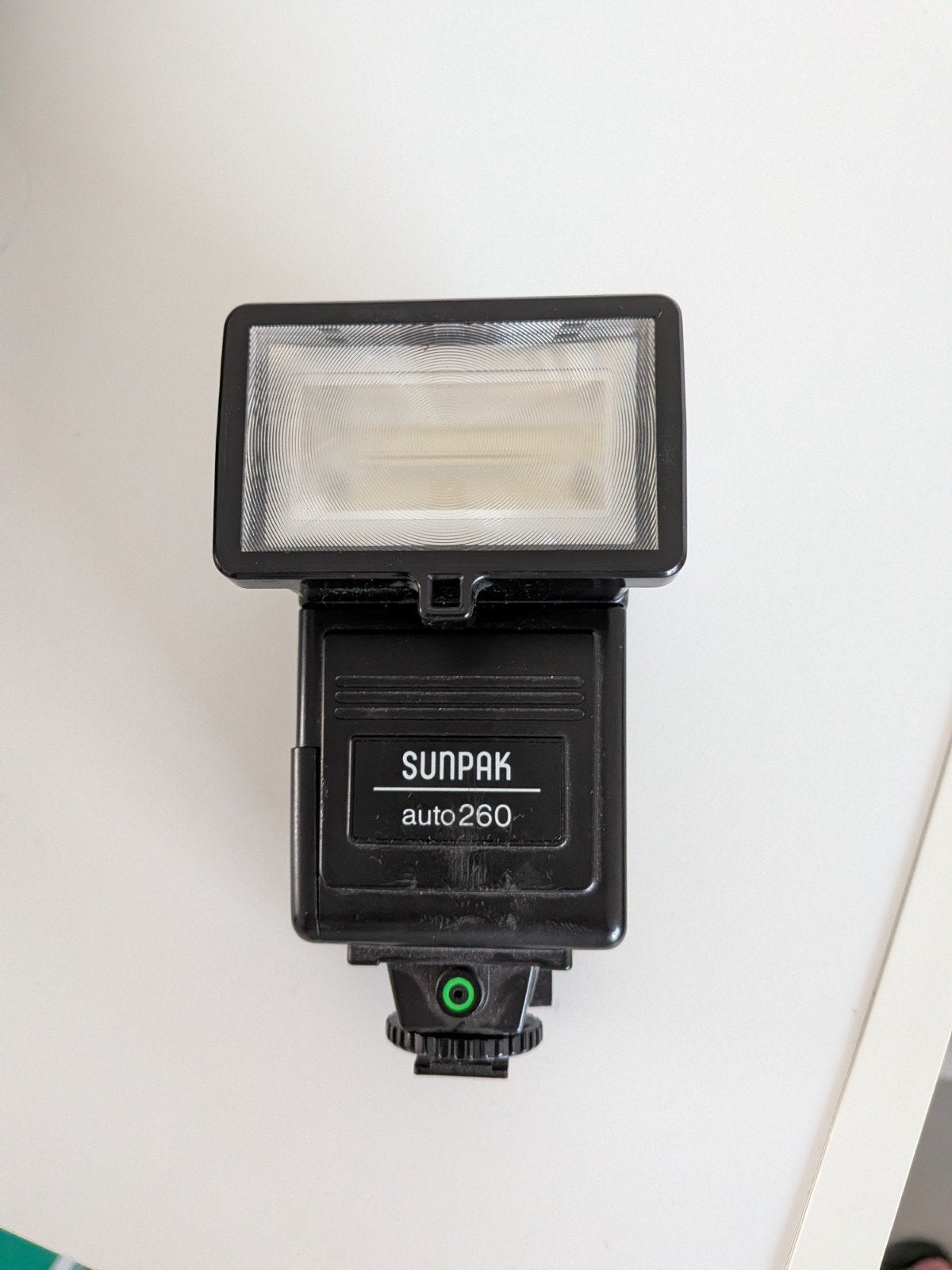 vintage flitser Sunpak auto 260, Ophalen of Verzenden, Externe flitser, Sunpak