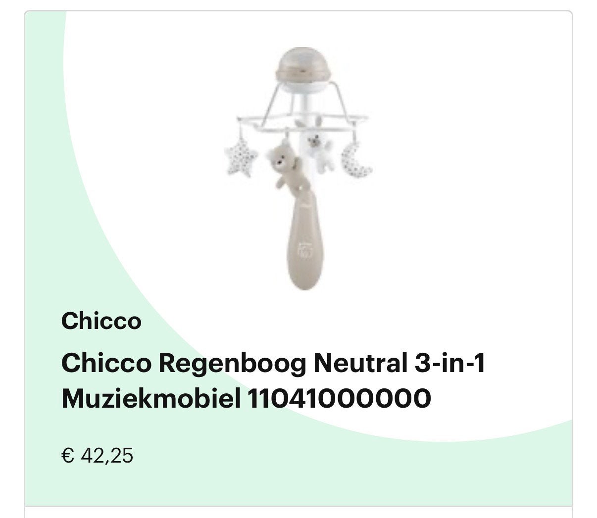 Mobieltje + projector Chicco, Kinderen en Baby's, Ophalen of Verzenden, Nieuw, Mobiel, Met licht